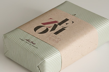 Étui en carton imprimé