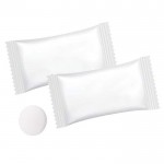 Bonbons à la menthe avec emballage personnalisable couleur blanc deuxième vue