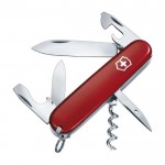 Couteau de poche Victorinox en acier inoxydable 12 fonctions couleur rouge première vue