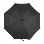 Parapluie semi-automatique avec housse Ø121, polyester 190T couleur noir deuxième vue