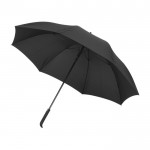 Parapluie semi-automatique avec housse Ø121, polyester 190T couleur noir troisième vue