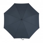 Parapluie semi-automatique avec housse Ø121, polyester 190T couleur bleu première vue