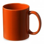 Mug en céramique personnalisable couleur orange