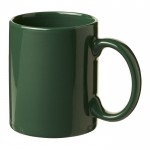 Mug en céramique personnalisable couleur vert foncé