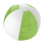 Ballon de plage personnalisé bicolore couleur vert lime