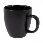 Mug en céramique avec finition brillante couleur noir