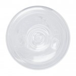 Bouteille transparente en plastique recyclé à poignée 650ml couleur blanc troisième vue