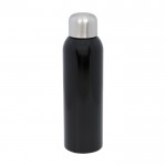 Grande bouteille en inox recyclé avec bouchon à vis 820ml couleur noir