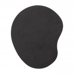 Tapis de souris en mousse avec repose-poignet couleur noir quatrième vue