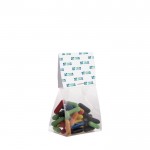 Sachet de bonbons à la réglisse personnalisable 50g couleur transparent vue principale