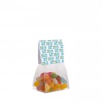 Sachet de Jelly Beans avec en-tête imprimé 50g couleur transparent vue principale