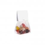Sachet de bonbons gélifiés avec en-tête personnalisable 50g couleur transparent deuxième vue