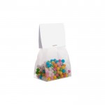 Sachet de bonbons fruités avec en-tête personnalisé 50g couleur transparent deuxième vue