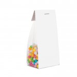Sachet de bonbons fruités avec carton imprimé 100g couleur transparent deuxième vue