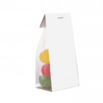 Sachet de bonbons acidulés avec carton personnalisable 100g couleur transparent deuxième vue