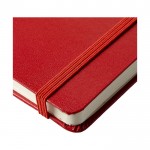 Carnet de notes personnalisé A4 couleur rouge image détaillée