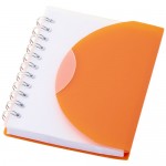 Mini carnet avec couverture pliable couleur orange