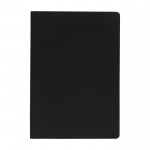 Carnet souple en papier imperméable couleur noir deuxième vue de face