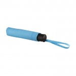 Petit parapluie personnalisé pliable couleur bleu ciel deuxième vue avec boîte