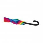 Parapluie personnalisé multicolore coupe-vent couleur multicolor vue de détail