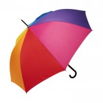 Parapluie personnalisé multicolore coupe-vent couleur multicolor deuxième vue