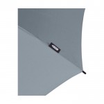 Parapluie automatique en pongé recyclé avec 8 panneaux Ø85 couleur gris vue détail 2