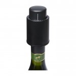 Bouchon à vin personnalisé avec le logo couleur noir deuxième vue