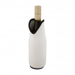 Housse pour bouteille de vin extensible couleur blanc