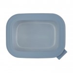 Grande lunch box multi-usage rectangulaire couleur bleu ciel troisième vue