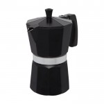 Machine à café italienne au design classique couleur noir