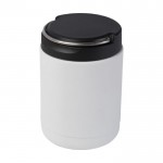 Lunch box isotherme, acier inoxydable recyclé, poignée 500ml couleur blanc