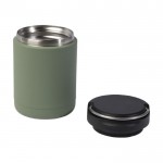 Lunch box isotherme, acier inoxydable recyclé, poignée 500ml couleur vert militaire deuxième vue