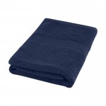 Serviette en coton 70x100 cm 450 g/m2 couleur bleu marine