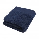 Serviette de bain en coton épais 550 g/m2 couleur bleu marine