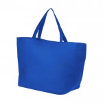 Grand sac multi usage non tissé 80 g/m2 couleur bleu roi vue détail 1