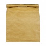 Grand sac isotherme avec un style américain couleur marron vue de devant