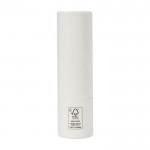 Baume à lèvres durable en papier recyclé avec SPF 15 couleur blanc deuxième vue arrière