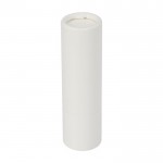 Baume à lèvres durable en papier recyclé avec SPF 15 couleur blanc deuxième vue