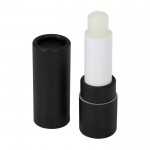 Baume à lèvres durable en papier recyclé avec SPF 15 couleur noir