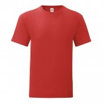 T-shirt en coton ringspun 150 g/m2 couleur rouge