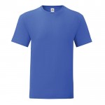T-shirt en coton ringspun 150 g/m2 couleur bleu