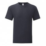 T-shirt en coton ringspun 150 g/m2 couleur bleu foncé