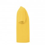 T-shirt pour enfant  en coton 150 g/m2 couleur jaune deuxième vue