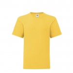 T-shirt pour enfant  en coton 150 g/m2 couleur jaune
