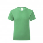 T-shirt pour petite fille coton 150 g/m2 couleur vert