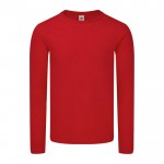 T-shirt publicitaire coton peigné 150 g/m2 couleur rouge