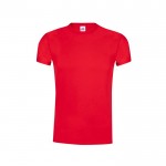 T-shirt en coton couleurs variées 145 g/m2 Fruit Of The Loom couleur rouge première vue