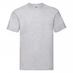 T-shirt en coton couleurs variées 145 g/m2 Fruit Of The Loom couleur gris première vue