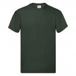 T-shirt en coton couleurs variées 145 g/m2 Fruit Of The Loom couleur vert foncé première vue