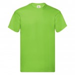 T-shirt en coton couleurs variées 145 g/m2 Fruit Of The Loom couleur vert lime première vue